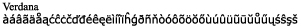 Verdana